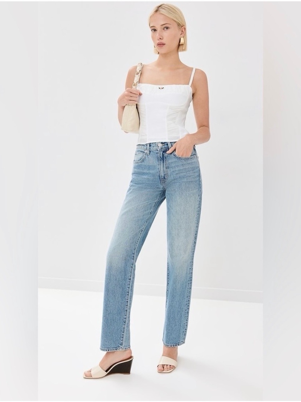 Reformation Emery Linen Top